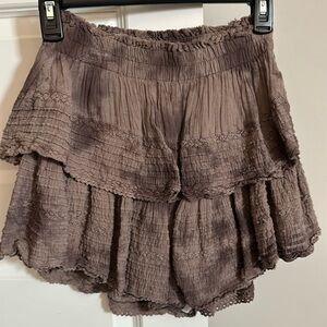 Aerie ruffle skirt